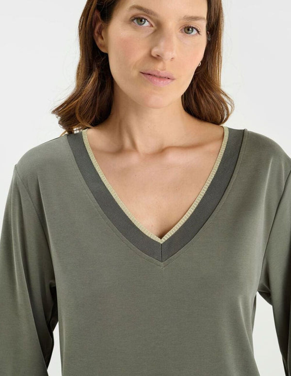 Camiseta Le Temps des Cerises Ticka Gris Mujer