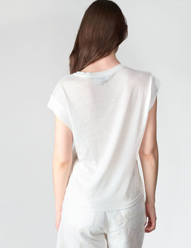 Camiseta Le Temps des Cerises Tremier Blanca Mujer