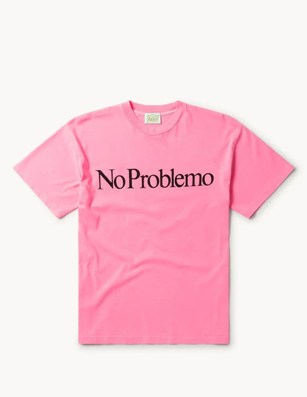 Camiseta Aries No Problemo Fluoro Dye Rosa Unisex