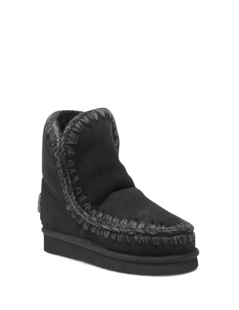 Botas MOU Eskimo 18 Glitter Logo Negras Mujer