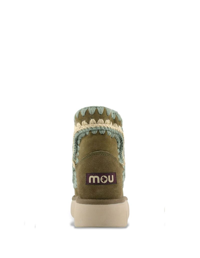 Botas MOU Bounce Overstitching Verdes Mujer