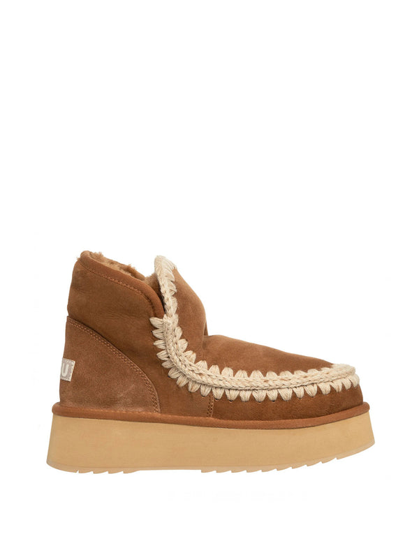 Botas MOU Eskimo Platform Marrones Mujer