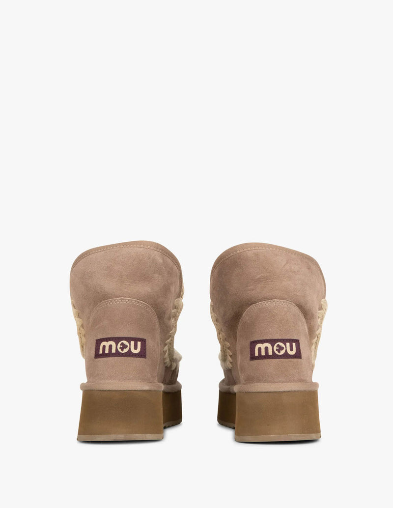 Botas MOU Eskimo Platform Beiges Mujer