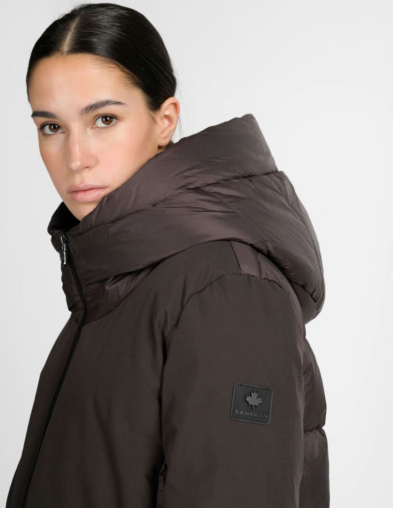 Parka Canadian Lytton Marrón Mujer