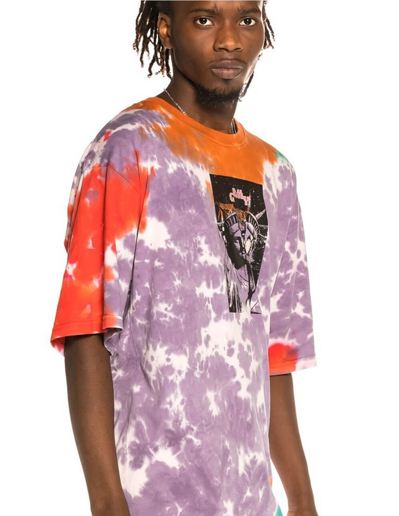 Camiseta Grimey Liveution Magic 4 Resistance Tie Dye Multicolor Hombre