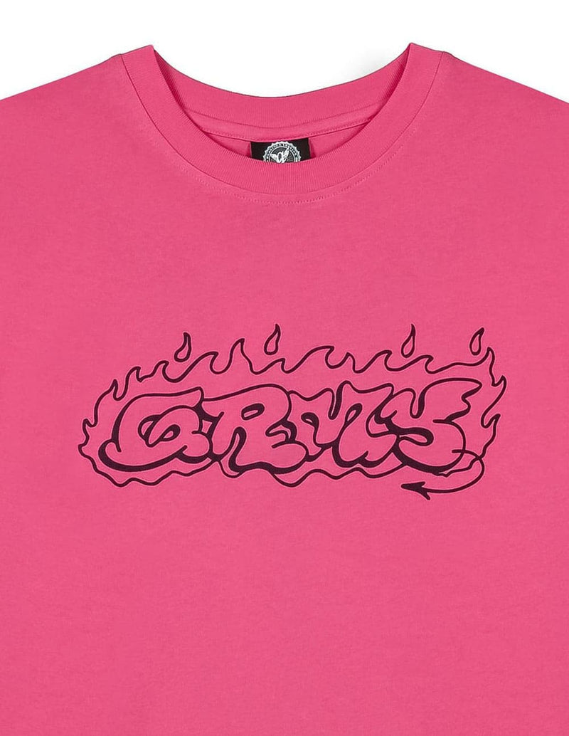 Camiseta Grimey The Shelter Throw Up Rosa Unisex