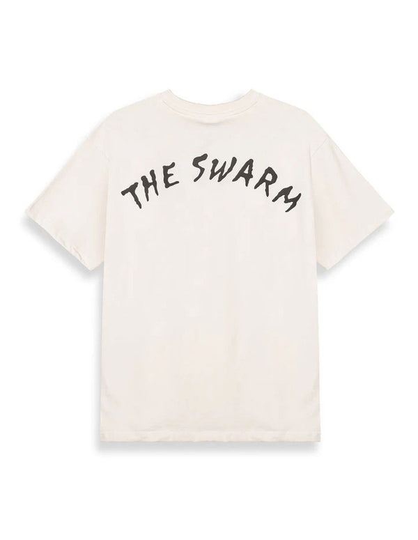 Camiseta Grimey The Swarm Blanca Unisex