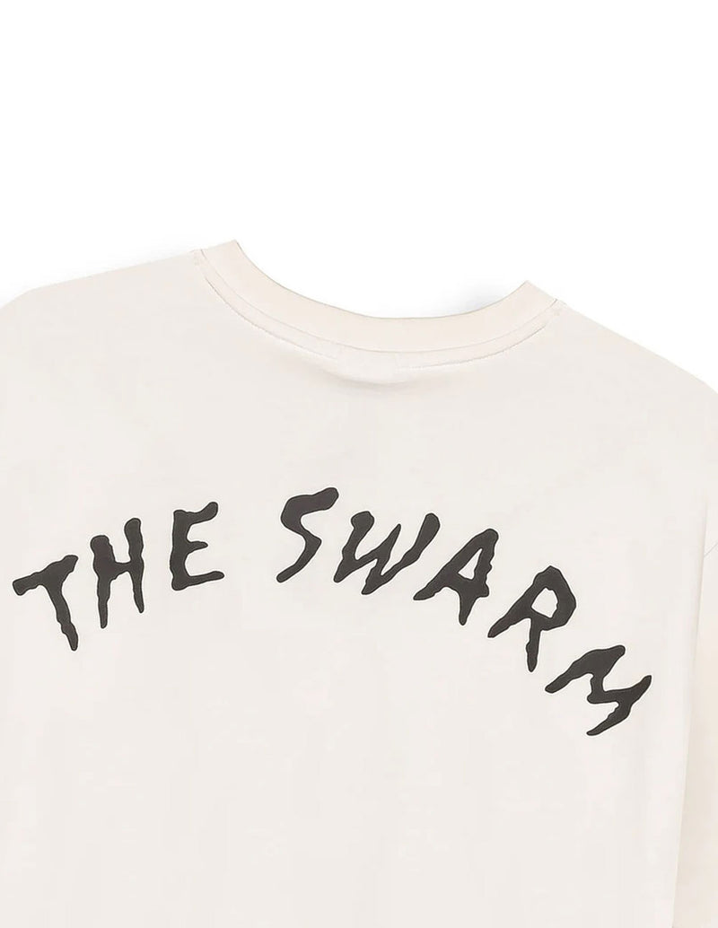 Camiseta Grimey The Swarm Blanca Unisex