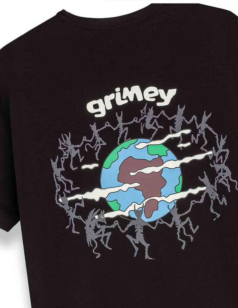 Camiseta Grimey The Planet Regular Negra Unisex