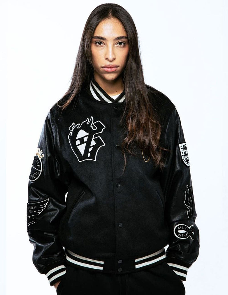 Chaqueta Baseball Grimey Saoirse Negra Unisex