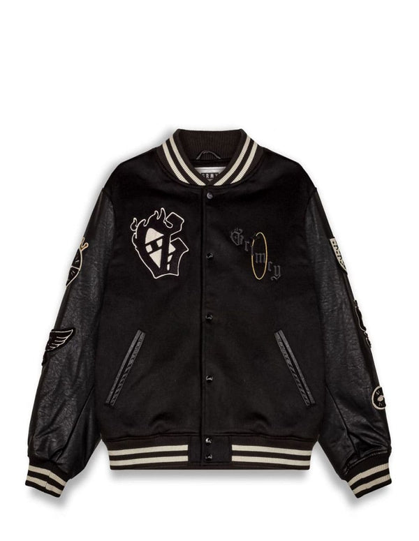 Chaqueta Baseball Grimey Saoirse Negra Unisex