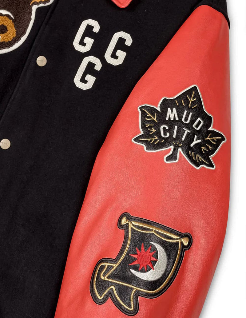 Chaqueta Grimey Mud´S The Residence Negra Unisex GBJK194-BLK NEGRO