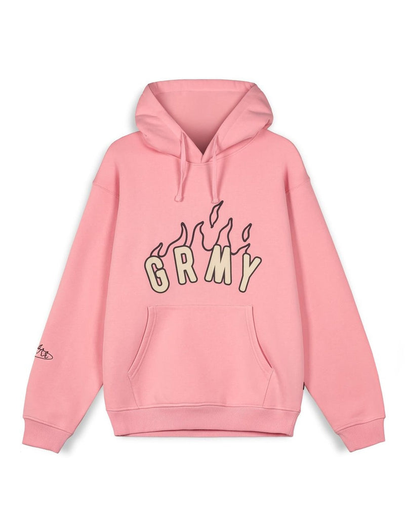 Sudadera con Capucha Grimey Melted Stone Vintage Rosa Hombre