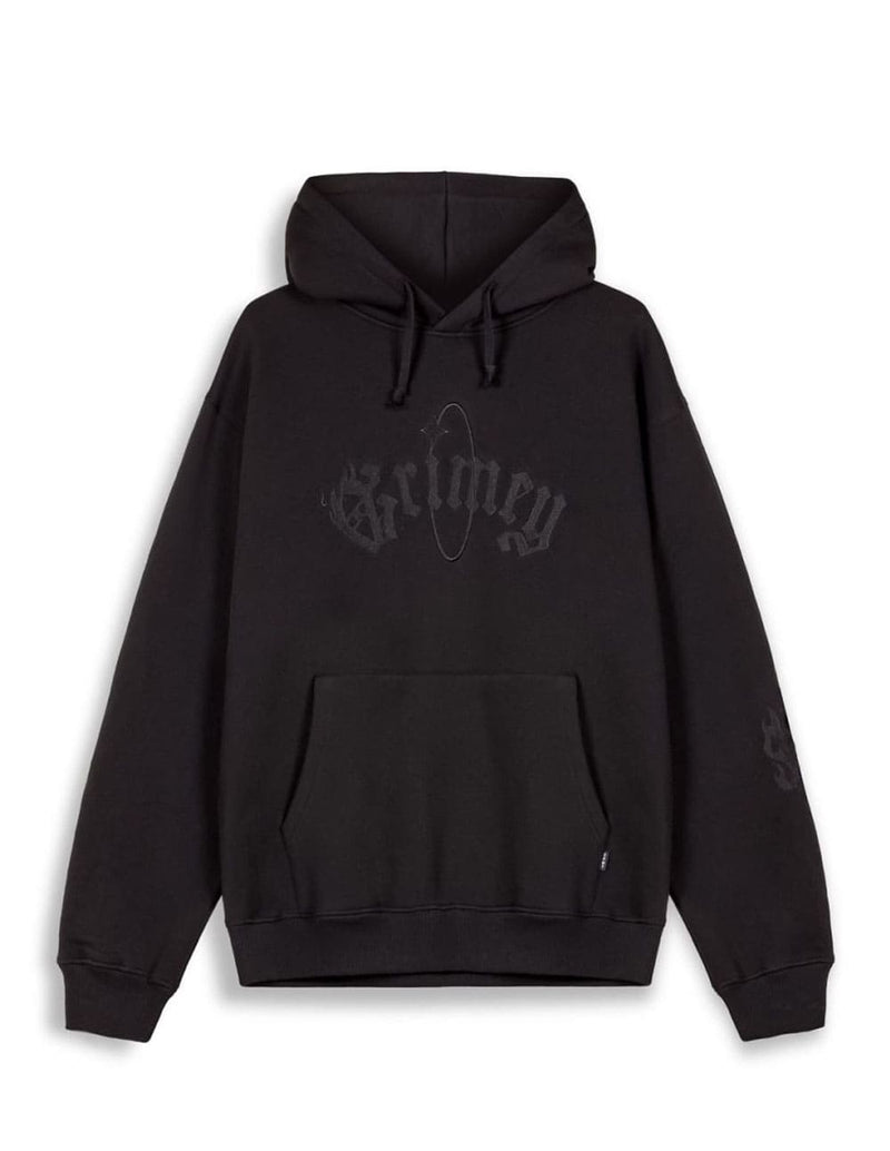 Sudadera con Capucha Grimey Saoirse Vintage Negra Unisex