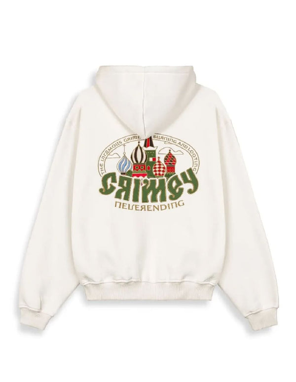 Sudadera con Capucha Grimey The Lower Depths Blanca Unisex