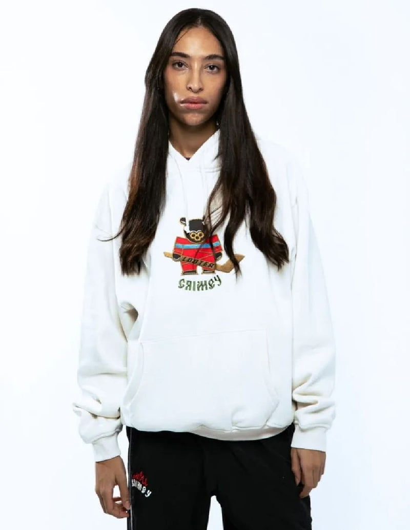 Sudadera con Capucha Grimey The Lower Depths Blanca Unisex