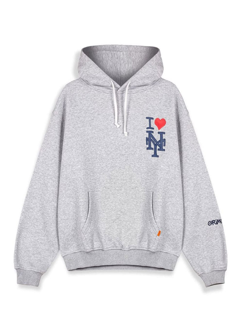 Sudadera con Capucha Grimey Grimey Boys Gris Unisex