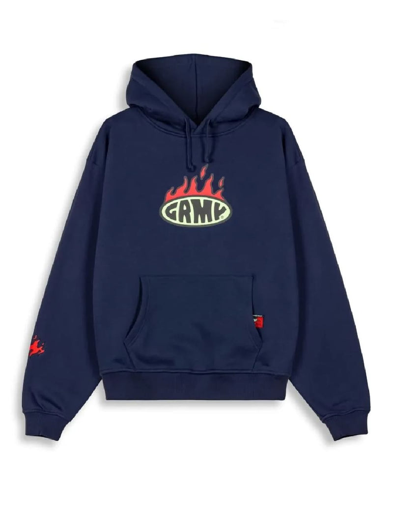 Sudadera con Capucha Grimey Boxy Scratching Memories Azul Unisex