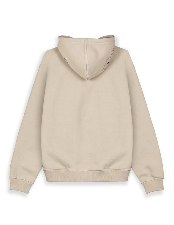 Sudadera con Capucha Grimey Deeper Heavy-weight Beige Unisex