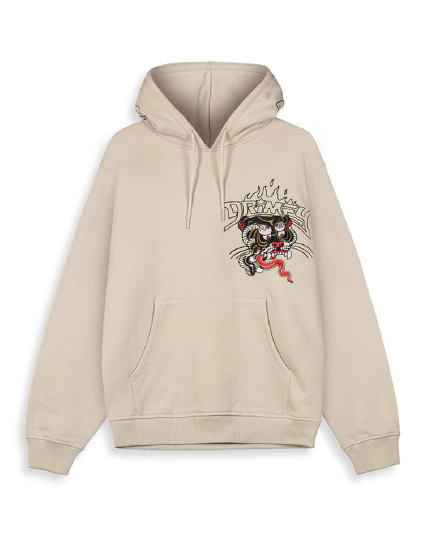 Sudadera con Capucha Grimey Deeper Heavy-weight Beige Unisex