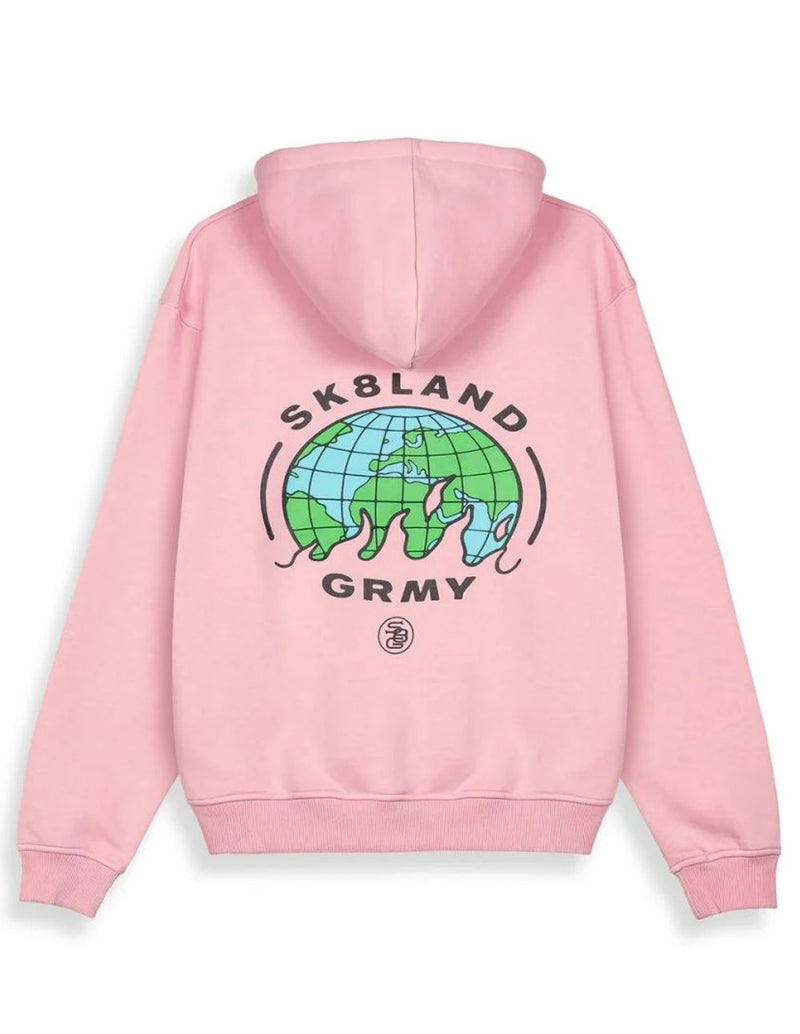 Sudadera con Capucha Grimey X Sk8Land Rosa Unisex