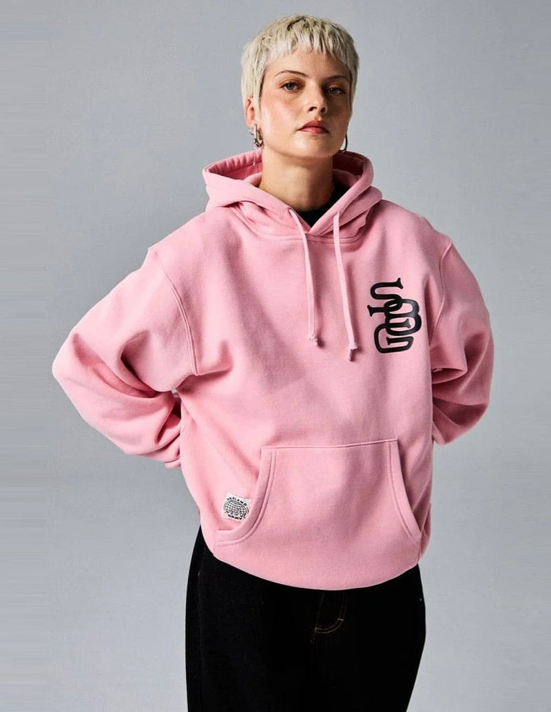 Sudadera con Capucha Grimey X Sk8Land Rosa Unisex