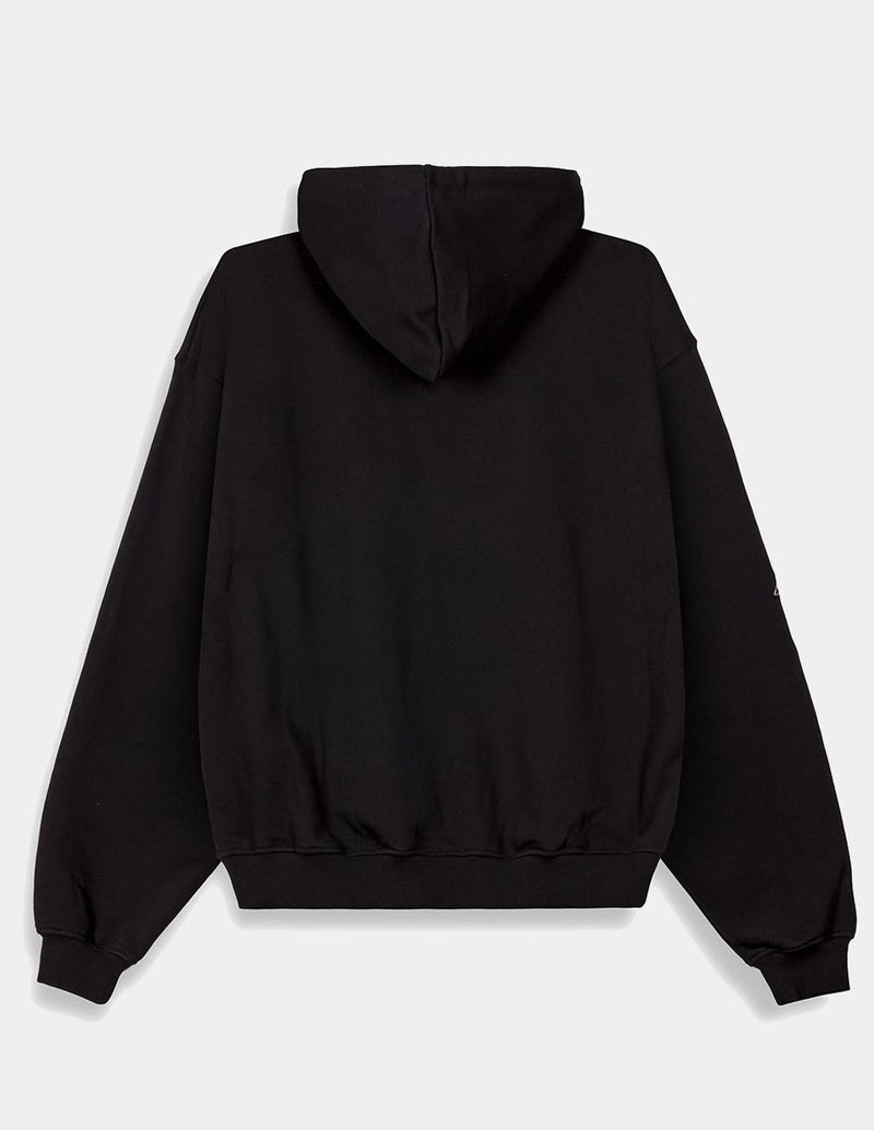 Sudadera con Capucha Grimey The Shelter Boxy Negra Unisex