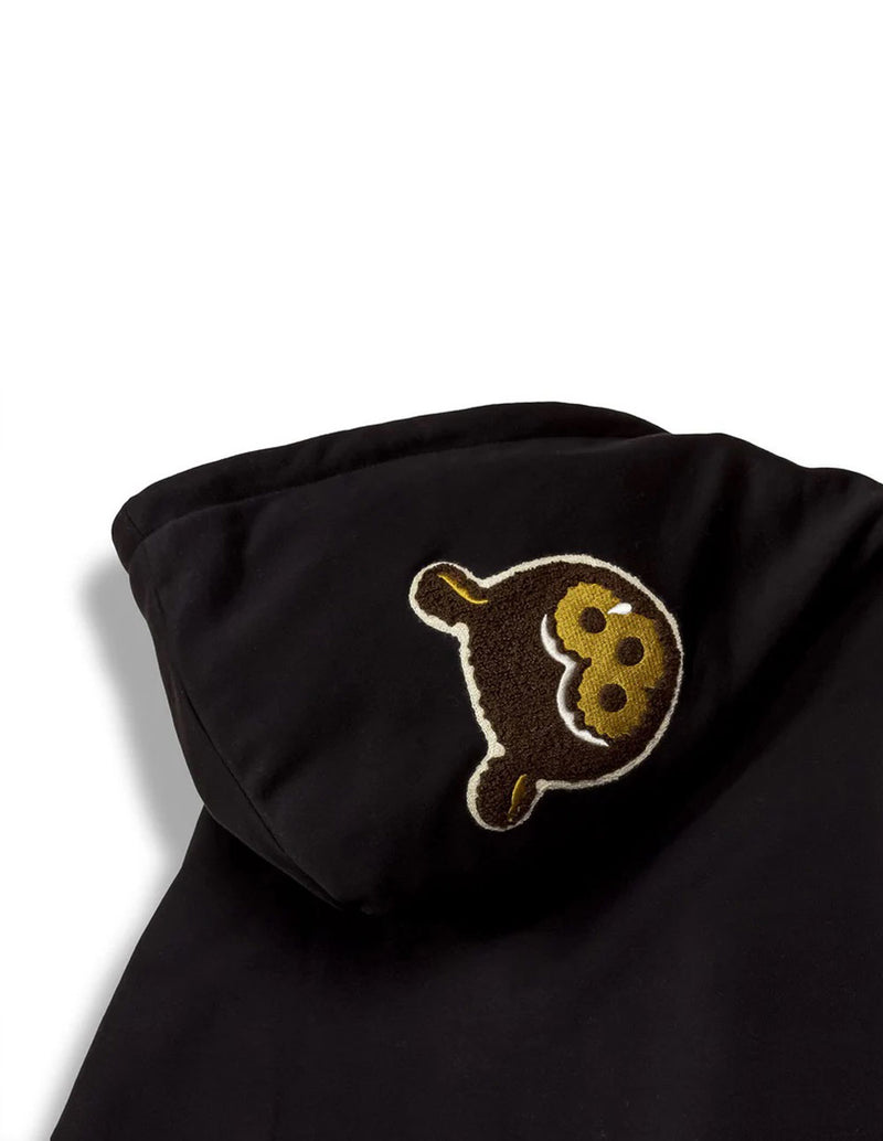 Sudadera con Capucha Grimey Mud´S The Residence Madrid Boxy Negra Unisex