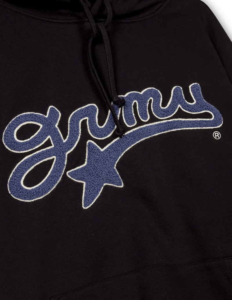 Sudadera con Capucha Grimey Mud´S The Residence Madrid Boxy Negra Unisex