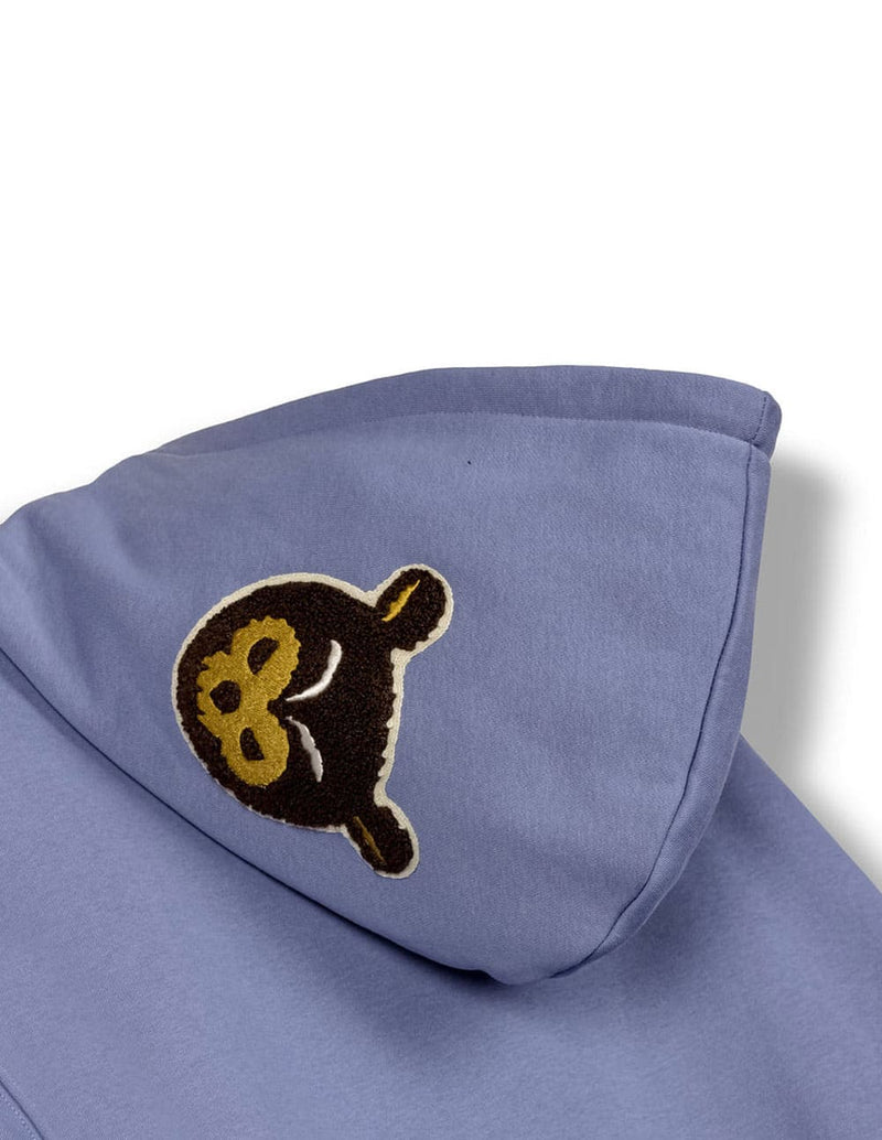 Sudadera con Capucha Grimey Mud S The Residence Madrid Boxy Azul Unisex