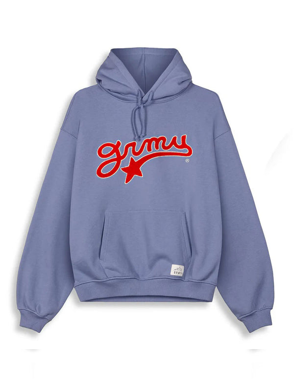 Sudadera con Capucha Grimey Mud S The Residence Madrid Boxy Azul Unisex