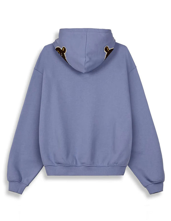 Sudadera con Capucha Grimey Mud S The Residence Madrid Boxy Azul Unisex