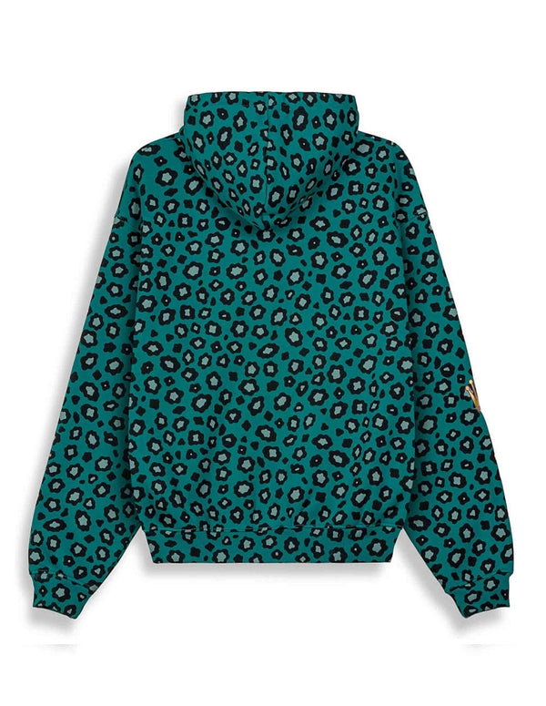 Sudadera con Capucha Grimey Royal Pow Boxy Verde Unisex