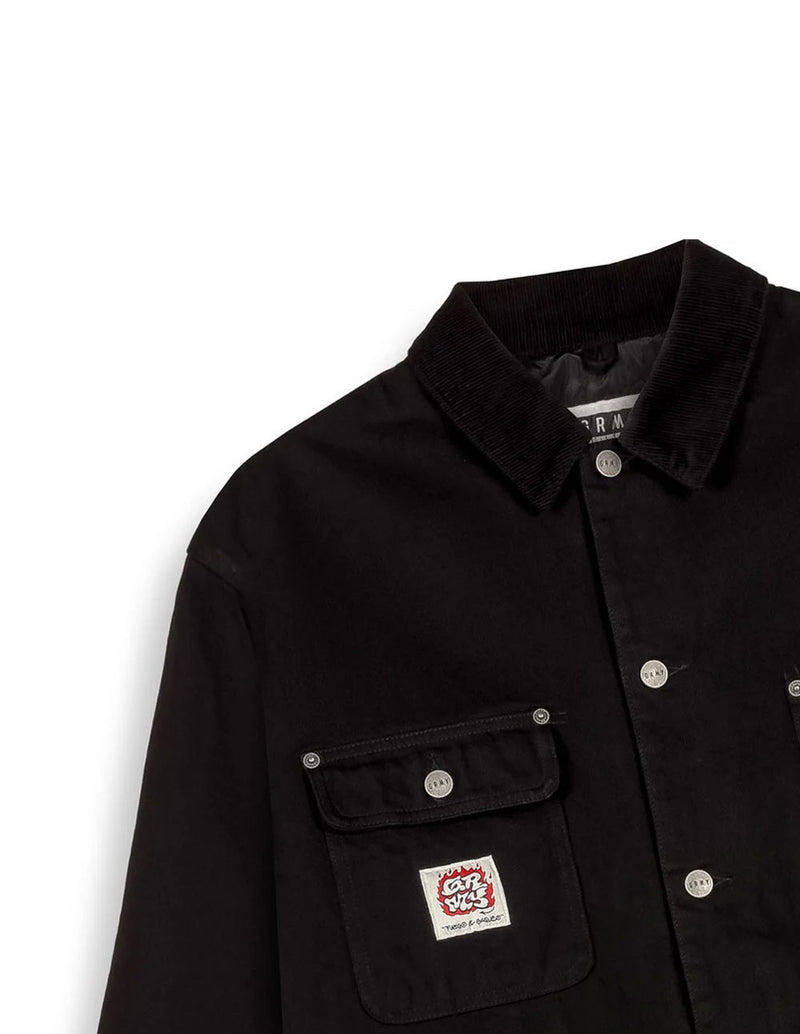 Chaqueta Grimey Denim The Shelter Negra Unisex
