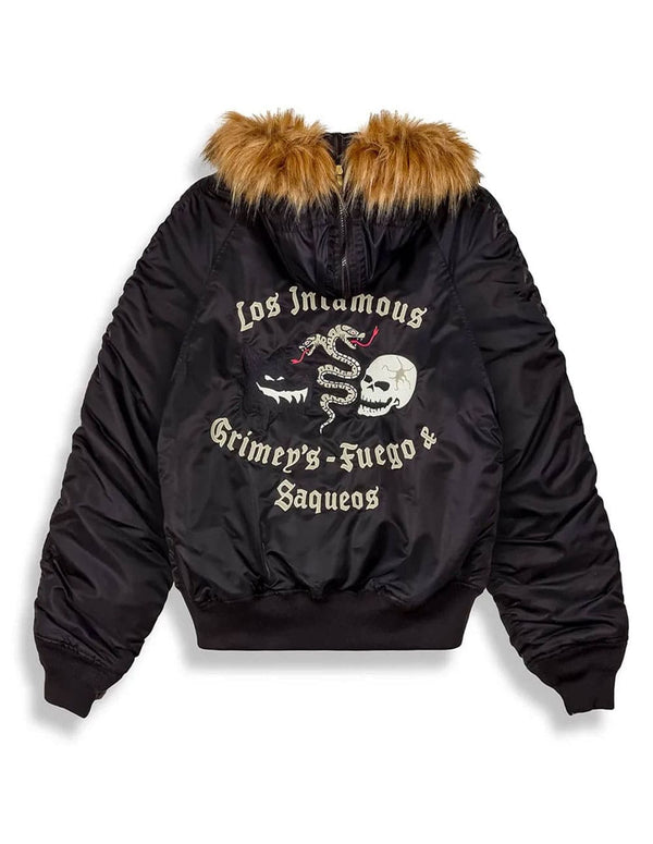 Chaqueta Grimey The Planet N-2B Flight Negra Unisex