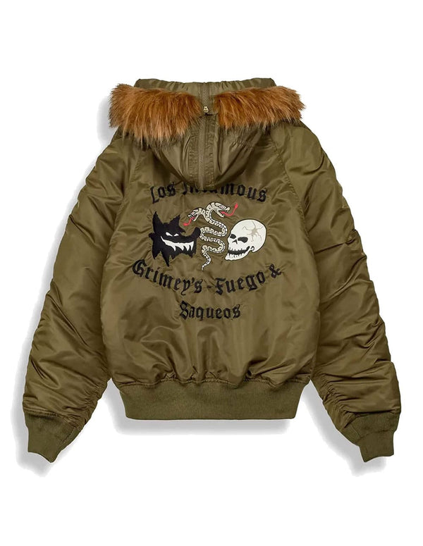 Chaqueta Grimey The Planet N-2B Flight Verde Unisex