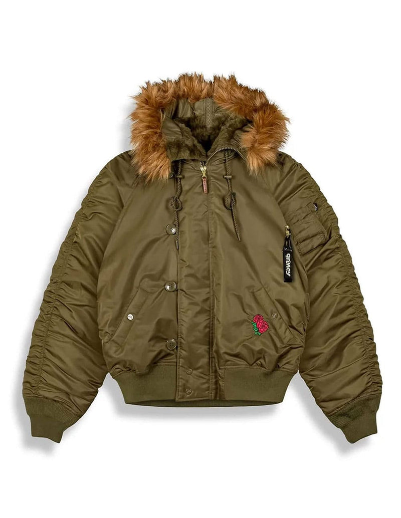 Chaqueta Grimey The Planet N-2B Flight Verde Unisex