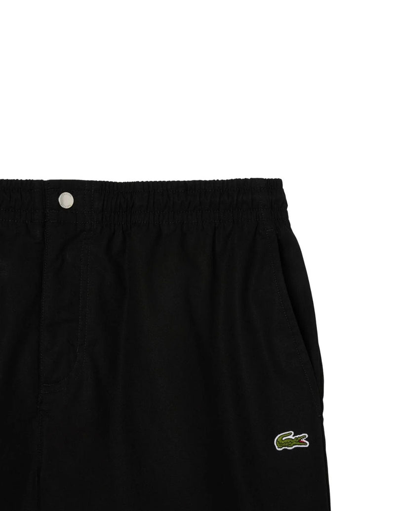 Pantalón Corto Lacoste de Popelín Negro Hombre