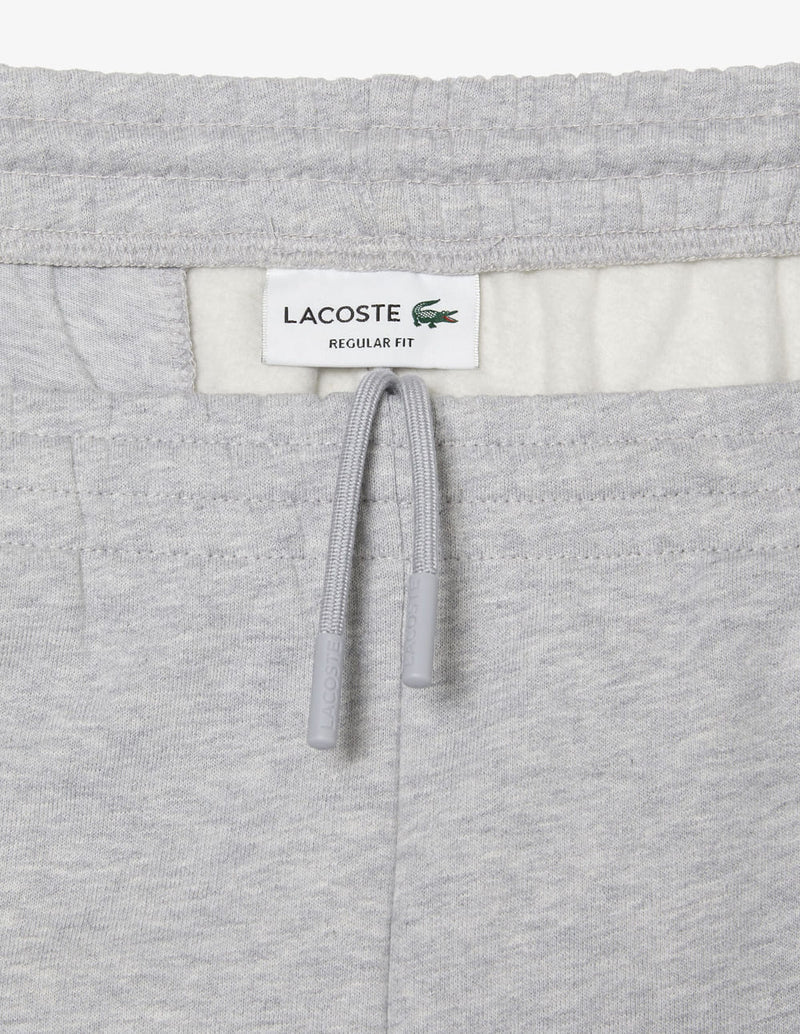 Pantalón Corto Lacoste de Algodón Cepillado Gris Hombre