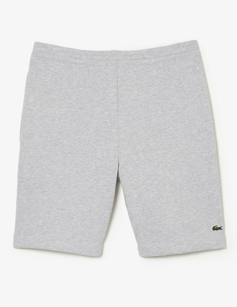 Pantalón Corto Lacoste de Algodón Cepillado Gris Hombre