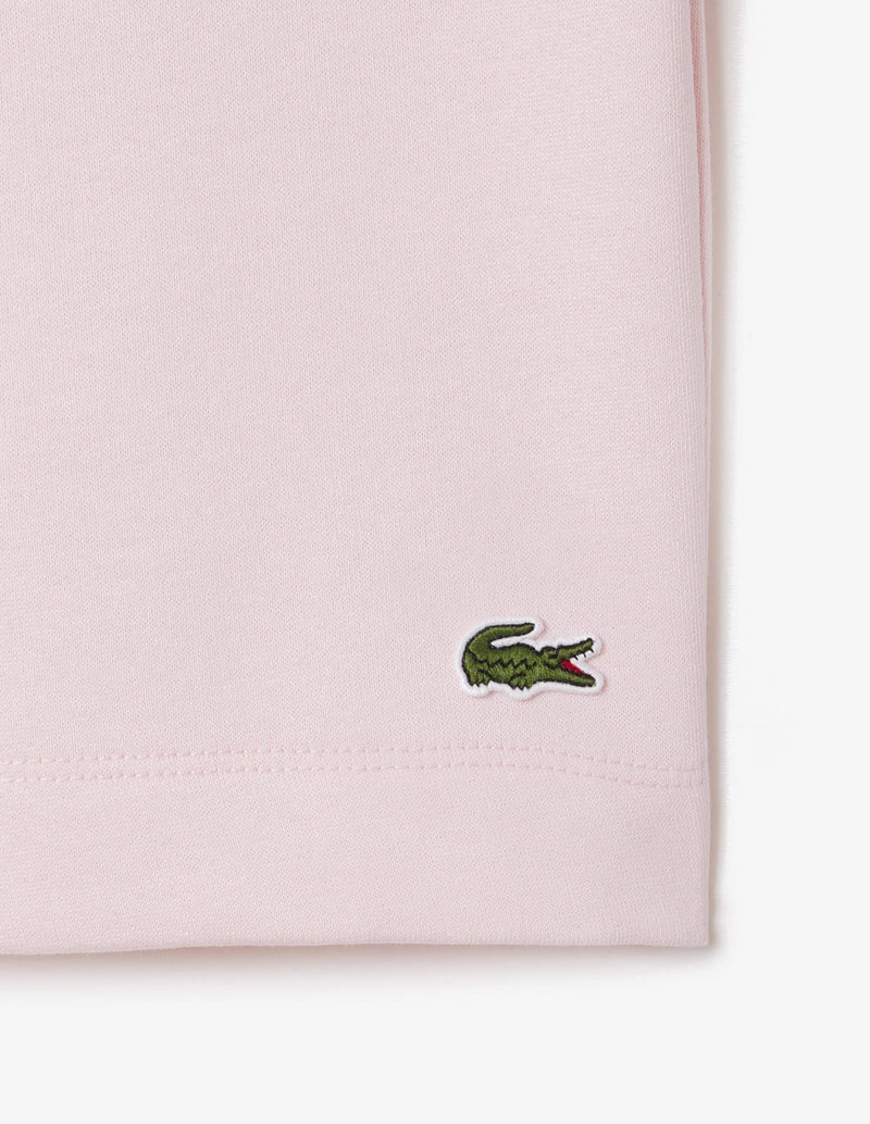 Pantalón Corto Lacoste de Algodón Cepillado Rosa Hombre