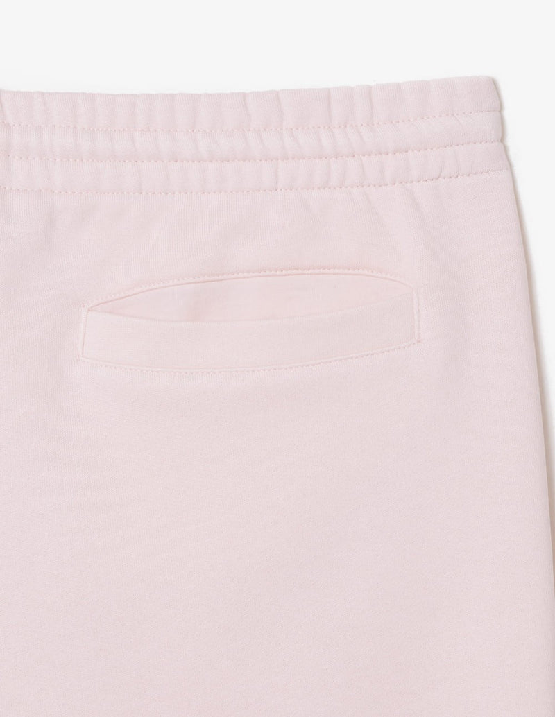 Pantalón Corto Lacoste de Algodón Cepillado Rosa Hombre