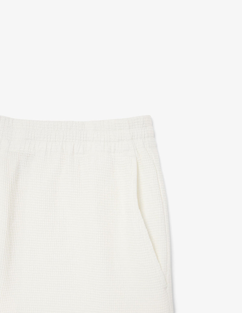 Pantalón Corto Lacoste Texturizado Blanco Hombre