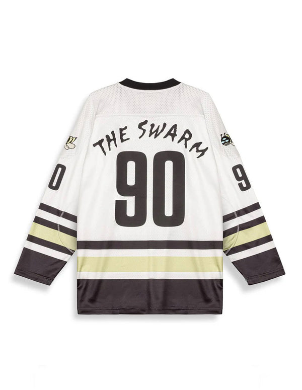Camiseta Grimey The Swarm Blanca Unisex