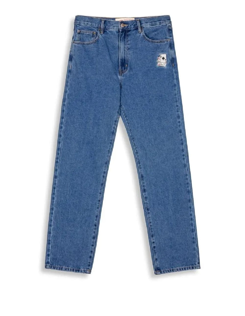 Pantalón Vaquero Grimey Deeper Washed Azul Unisex