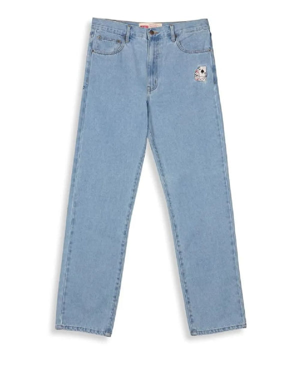 Pantalón Vaquero Grimey Deeper Washed Azul Unisex