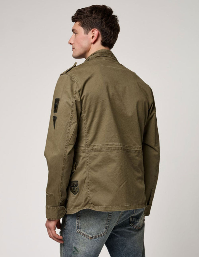 Chaqueta Gianni Lupo con Parches Marrón Hombre