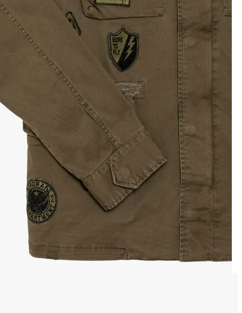 Chaqueta Gianni Lupo con Parches Marrón Hombre