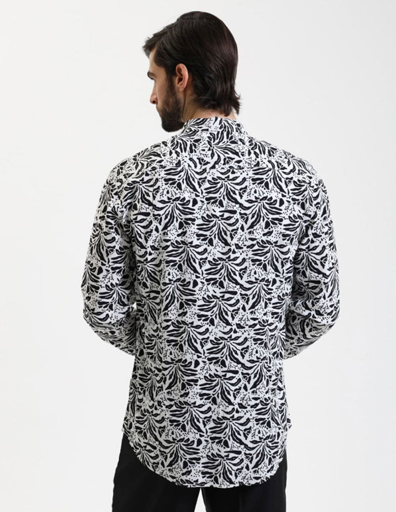 Camisa Gianni Lupo Estampada Multicolor Hombre