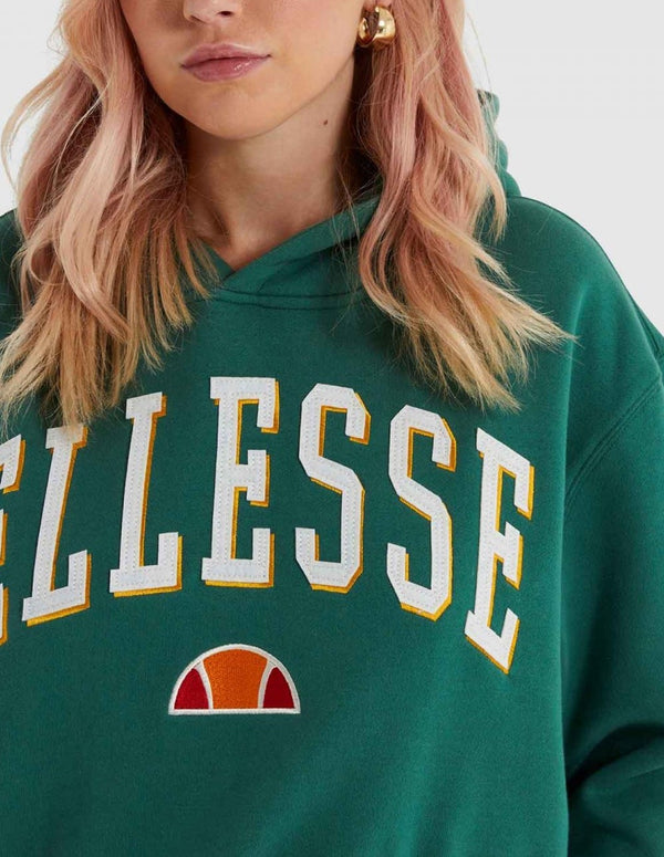 Sudadera Corta con Capucha Ellesse Ramo Verde Mujer